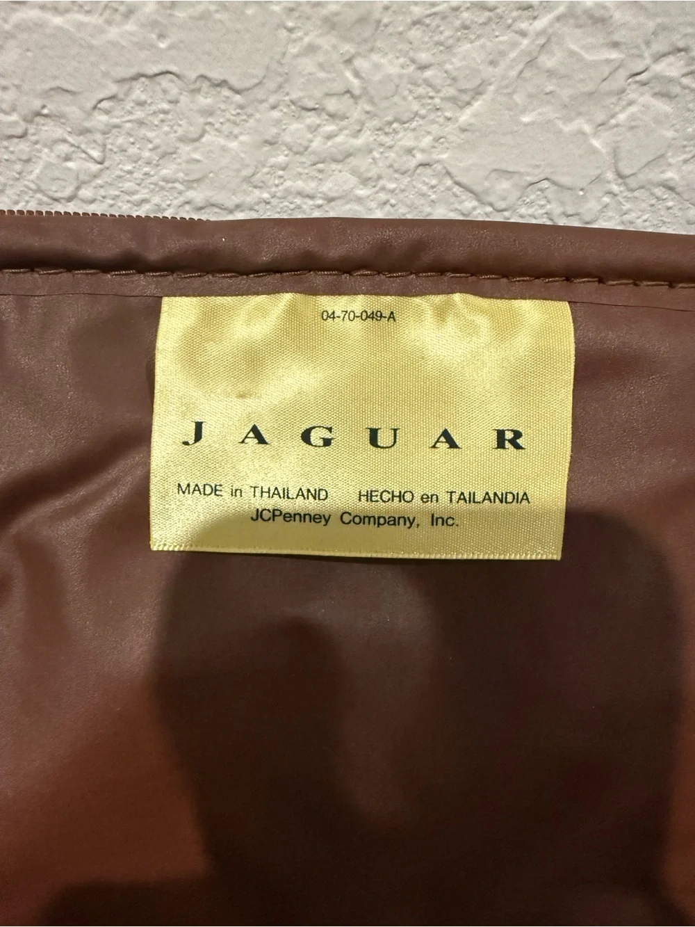 Vintage Jaguar Tweed Carryall Duffel Bag - Brown